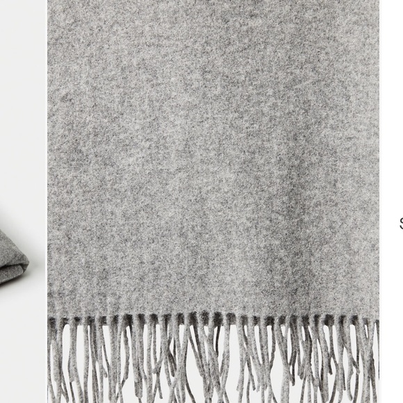 Wilfred Grey Wool Scarf from Aritzia - Picture 3 of 4